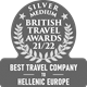  Silver British travel awards 2021/22